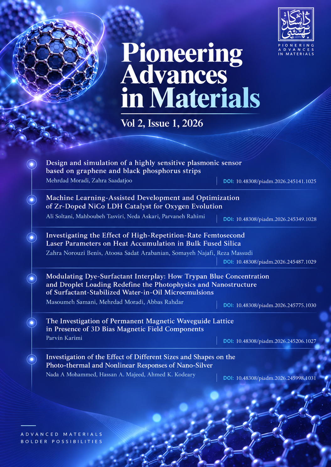 Pioneering Advances in Materials